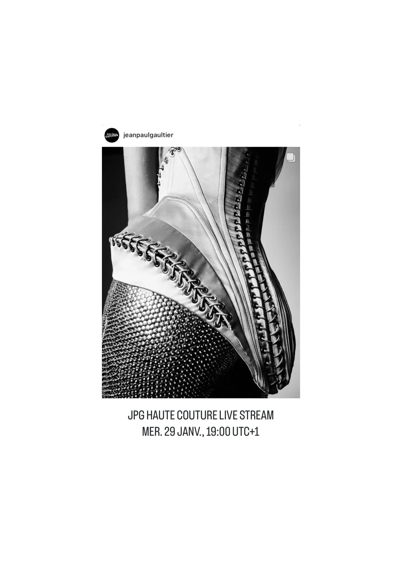 Jean Paul Gaultier — Haute couture 2025, planche 6